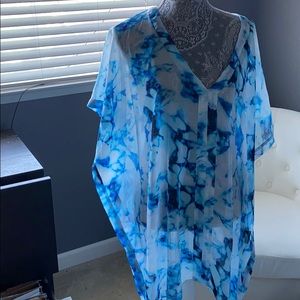 DKNY Top/Kimono/Cover-up